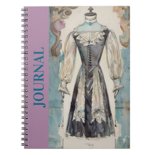 Fashionistas Traum: Little Black Dress LBD-Tagebuc Notizblock