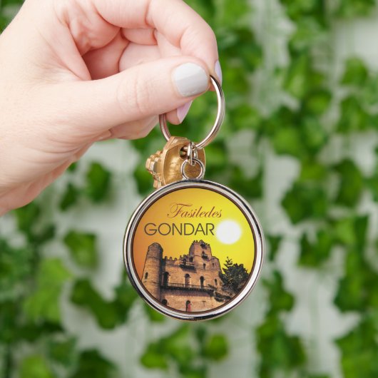 Fasil Enatewa Gondar Äthiopien Schlüsselanhänger (Hand)