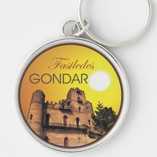 Fasil Enatewa Gondar Äthiopien Schlüsselanhänger (Vorne)