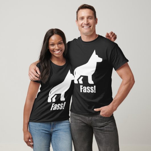 Fass Attack German Shepherd Dog Training T-Shirt (Unisex)