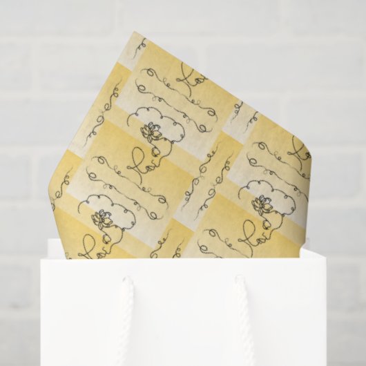 Fass Beauty Goldenrod Tissue Seidenpapier (Geschenktüte)