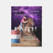 Fass, das Glauben-Decke läuft Fleecedecke (Vorderseite)