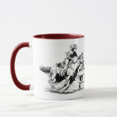 Fass, das Tasse läuft (Links)