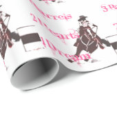 Fass-Laufen Geschenkpapier (Rolleneckpunkt)