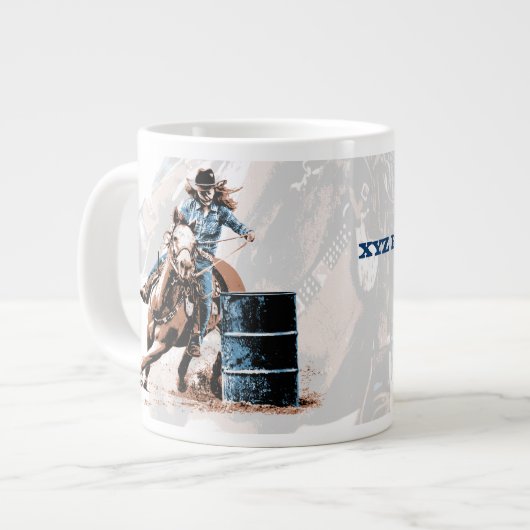 Fass-Laufen Jumbo-Tasse (Vorderseite Links)