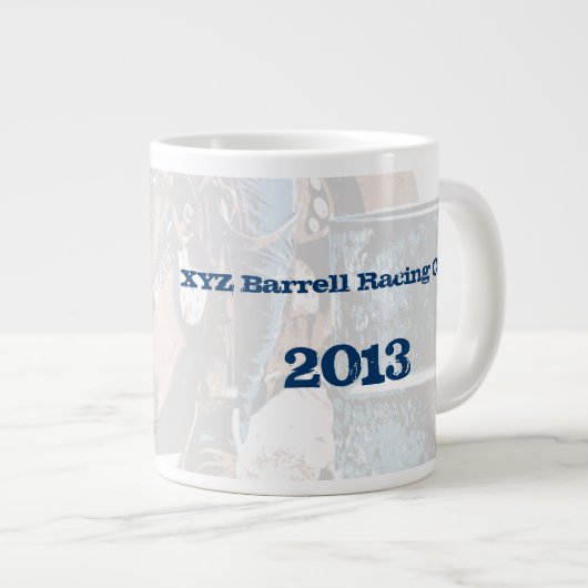 Fass-Laufen Jumbo-Tasse (Vorderseite Rechts)