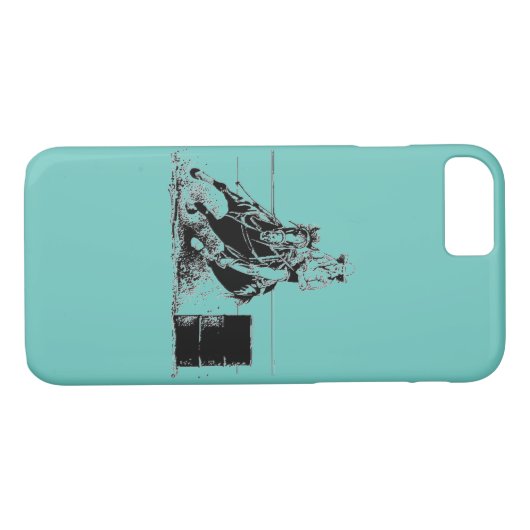 Fass-laufendes Pferd Case-Mate iPhone Hülle (Rückseite (Horizontal))