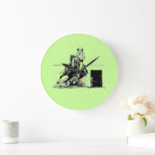 Fass-laufendes Pferd Große Wanduhr (Zuhause)