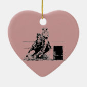 Fass-laufendes Pferd Keramik Ornament (Hinten)