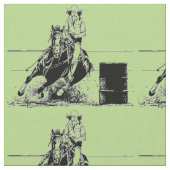 Fass-laufendes Pferd Stoff (Nahaufnahme)