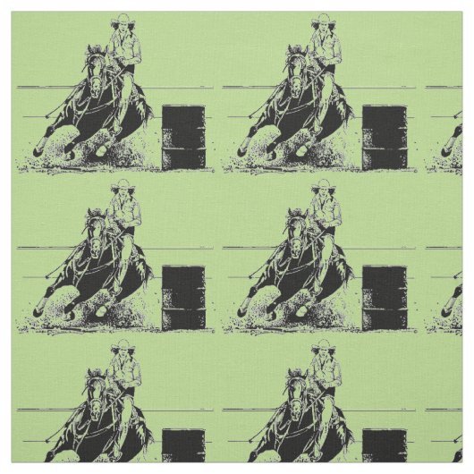 Fass-laufendes Pferd Stoff (Muster)