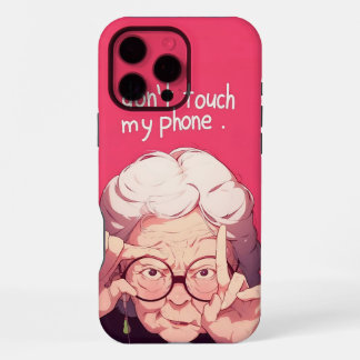 Fass mein Telefon nicht an iPhone 16 Pro Max Hülle