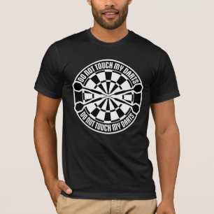 Fass Meine Darts Nicht An Warnung Dart Spieler Hum T-Shirt