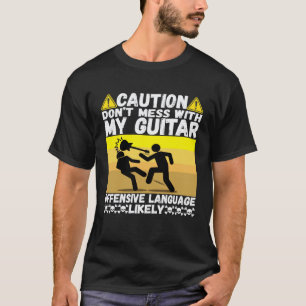 Fass meine Gitarre nicht an Beste E-Gitarre Roc T-Shirt