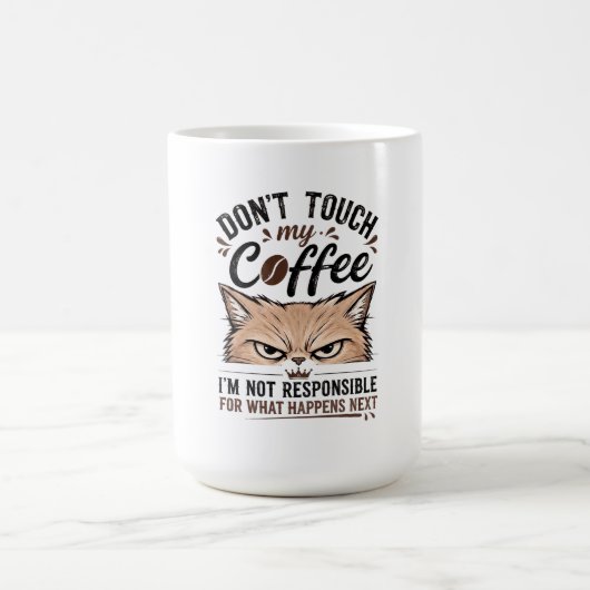 Fass meine Kaffee nicht an Grumpy Cat Lustiges Shi Kaffeetasse (Mittel)