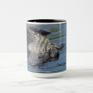 Fass meine Kaffeekanne mit Alligator nicht an Tasse