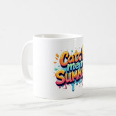 Fass mich im Sommer Graffiti-Mug Kaffeetasse (Vorderseite Links)