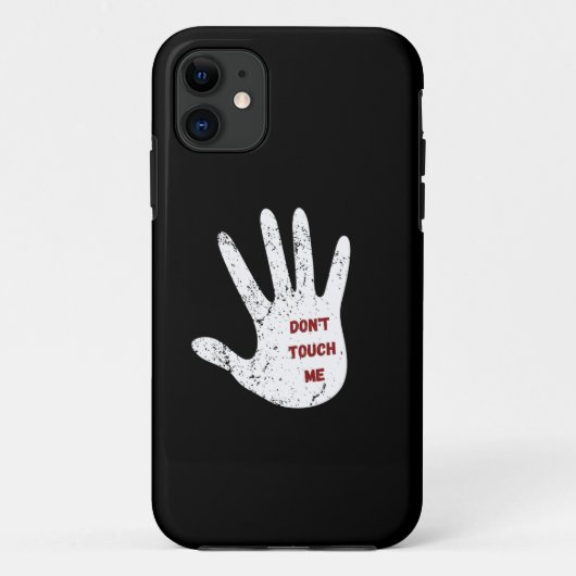 Fass Mich Nicht An Case-Mate iPhone Hülle (Rückseite)