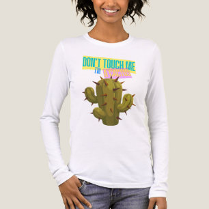 Fass mich nicht an, ich bin ein Kaktus Tri-Blend Shirt