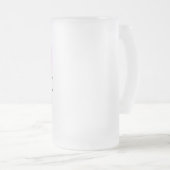 Fass-Rennläufer 302 Mattglas Bierglas (VorderseiteRechts)