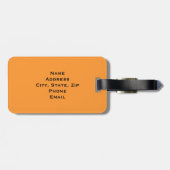 Fass-Rennläufer Gepäckanhänger (Rückseite horizontal)