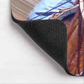 Fass-Rennläufer Mousepad (Ecke)