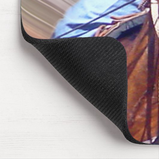 Fass-Rennläufer Mousepad (Ecke)