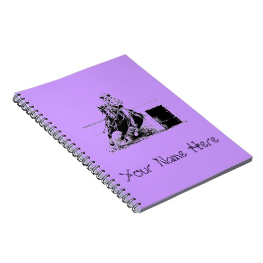 Fass-Rennläufer Notizblock (Rechte Seite)