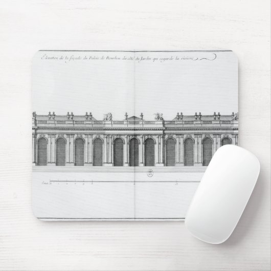 Fassade auf der Seine des Palais Bourbon Mousepad (Mit Mouse)