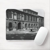 Fassade der Bibliothek Mousepad (Mit Mouse)