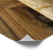 Fassade der Bibliothek von Celsus in Ephesus POSTE Poster (Ecke)