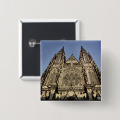 Fassade der Kathedrale von St. Vitus Button (Vorne & Hinten)