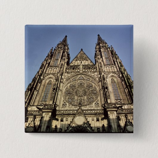 Fassade der Kathedrale von St. Vitus Button (Vorderseite)