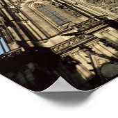 Fassade der Kathedrale von St. Vitus Poster (Ecke)
