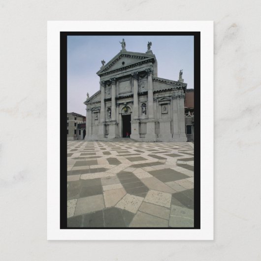 Fassade der Kirche, gebaut 1564-80, Fassade getan Postkarte (Vorderseite)