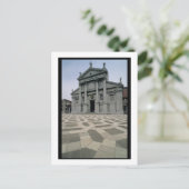 Fassade der Kirche, gebaut 1564-80, Fassade getan Postkarte (Stehend Vorderseite)