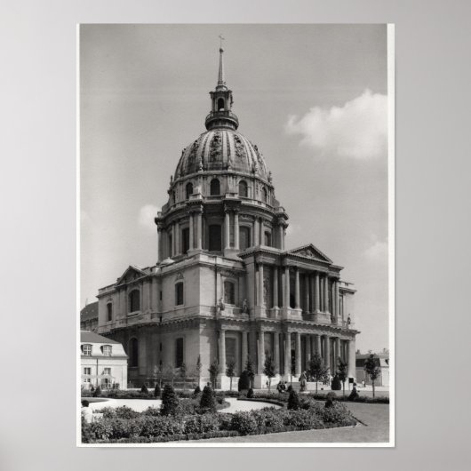 Fassade der Kirche von St. Louis Poster (Vorne)