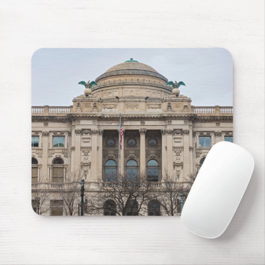 Fassade der Sehenswürdigkeit Milwaukee Mousepad (Mit Mouse)