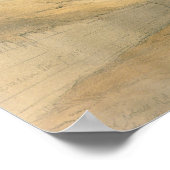 Fassade des Hathor-Tempels Poster (Ecke)