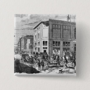 Fassade des Hotels Drouot, Paris, c.1852 (engravi Button