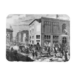 Fassade des Hotels Drouot, Paris, c.1852 (gravi Magnet