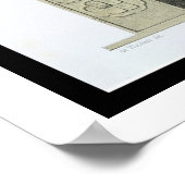 Fassade des Sonnentempels, Palenque, Platte 2 Poster (Ecke)