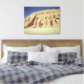 Fassade des Tempels der Ramesses II Leinwanddruck (Insitu (Schlafzimmer))