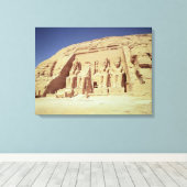 Fassade des Tempels der Ramesses II Leinwanddruck (Insitu (Holzboden))