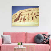 Fassade des Tempels der Ramesses II Leinwanddruck (Insitu (Wohnzimmer))