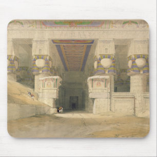 Fassade des Tempels von Hathor Mousepad