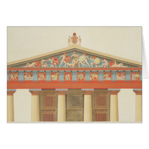 Fassade des Tempels von Jupiter bei Aegina (323-27
