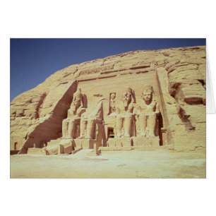 Fassade des Tempels von Ramesses II