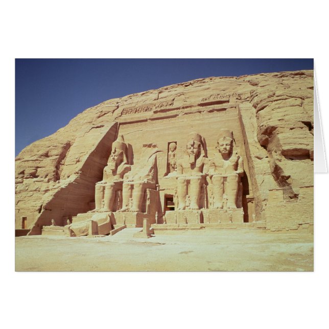 Fassade des Tempels von Ramesses II (Vorderseite (Horizontal))