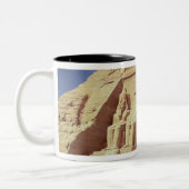 Fassade des Tempels von Ramesses II Zweifarbige Tasse (Links)